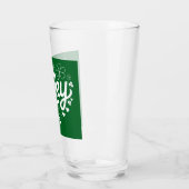 Verre Fête de la Saint-Patrick Cœur Trèfle Chanceux Trèf (Gauche)