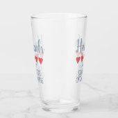 Verre Fête de mariage et de mariage 5 Fille cardiaque de (Droite)