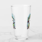 Verre Fête de Noël avec Purr-ty Time Cat (Gauche)