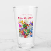 Verre Fête de Noël Gnome Glass (Dos)