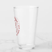 Verre Fête de Noël Santa Claus Pint Glass (Gauche)