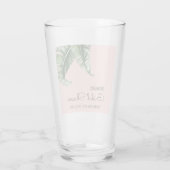 Verre Fête des mariées de feuille banane moderne du mili (Dos)