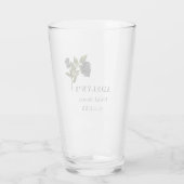 Verre Fête des mariées d'Halloween Rose noir (Dos)