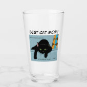 Verre Fête des mères de chats noirs (Devant)
