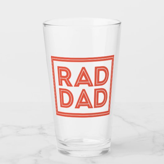 Verre Fête des pères - Rad Papa (Devant)