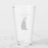 Verre Fête des pères Tabby Argent (Dos)