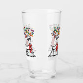 Verre Fête des rennes de Noël (Gauche)