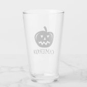 Verre Fête d'Halloween personnalisée en train de boire d (Dos)