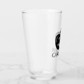 Verre Fête d'Halloween personnalisée en train de boire d (Droite)