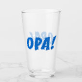 Verre Fête grecque de l'Opa (Devant)