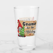 Verre fête Noël gnome Fête (Dos)
