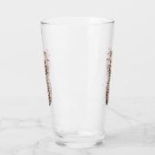 Verre Fête tropicale Aloha avec ananas (Gauche)