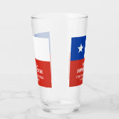 Verre Fêtes Patrias Fête de l'indépendance du Chili (Gauche)