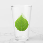 Verre Feuille d'Aspen vert #11 (Dos)
