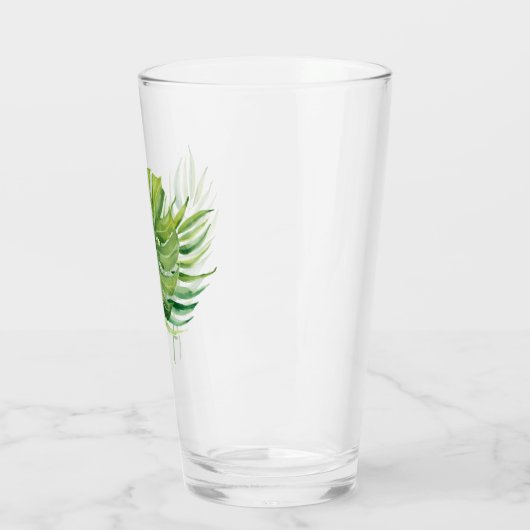 Verre Feuille tropicale (Gauche)