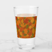 Verre Feuilles classiques d'automne à motifs (Dos)