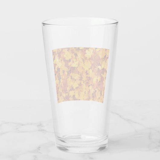 Verre Feuilles d'automne (Dos)