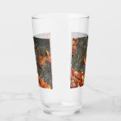 Verre Feuilles d'automne dans la cascade I Photographie (Droite)