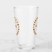 Verre Feuilles de chêne de Thanksgiving (Gauche)
