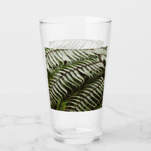 Verre Feuilles de fougère II Vert foncé Nature