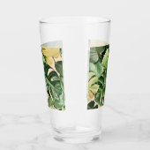 Verre Feuilles florales/hawaïennes/tropicales (Droite)