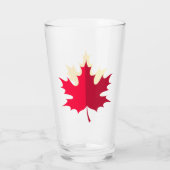 Verre Feuilles Gold et Red Maple (Dos)