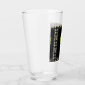 VERRE FEUILLES VERTES SUR NOIR (Droite)