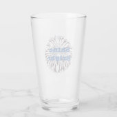 Verre Feux bleu rouge (Dos)