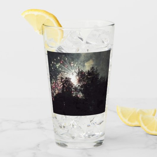 Verre Feux d'artifice 18 Collins (Devant glace)