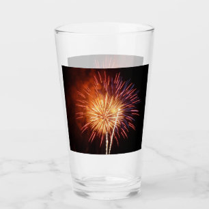 Verre Feux d'artifice Rouges, Blancs et Bleus I Patrioti