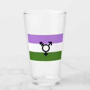 Verre Fier d'être genderqueer - Fierté queer