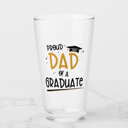 Verre Fier père d'un diplômé (Devant)