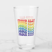 Verre Fière Ally | LGBTQ | GAY PRIDE | Arc en ciel (Dos)