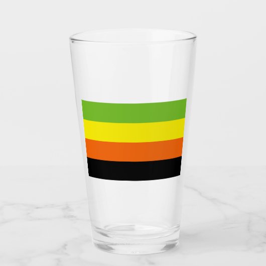 Verre Fierté aromantique (Devant)