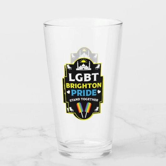 Verre Fierté de Brighton et de Hove (Dos)