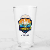 Verre Fierté de l'État | Connecticut (Dos)
