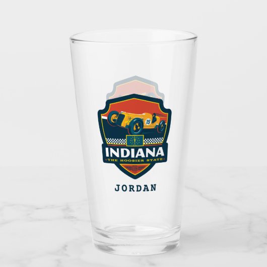Verre Fierté de l'État | Indiana (Devant)