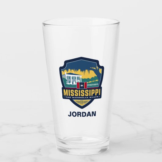 Verre Fierté de l'État | Mississippi (Devant)