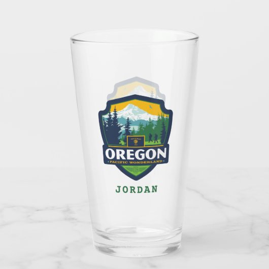 Verre Fierté de l'État | Oregon (Dos)