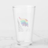 Verre Fierté drapeau arc-en-ciel (Dos)