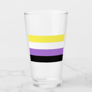 Verre Fierté non binaire