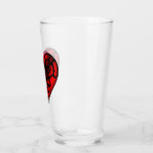Verre Filigree Goth Red Heart (Gauche)