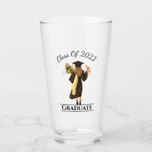 Verre Fille Diplômée 1 Année personnalisable