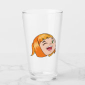 Verre fille drôle (Devant)