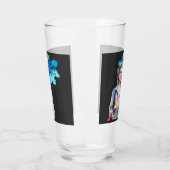 Verre Fille Inspirante Graphique (Gauche)