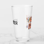 Verre Fille Power conception de texte avec étoiles (Droite)