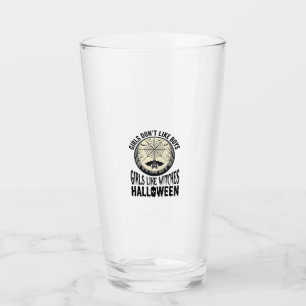 Verre Filles comme sorcières Halloween Design Vector Vin