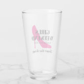 Verre Filles week-end rose stiletto bachelorette (Dos)