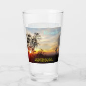 Verre Fin de soirée Arizona Desert Scene / Saguaro Cactu (Dos)