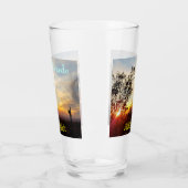 Verre Fin de soirée Arizona Desert Scene / Saguaro Cactu (Gauche)